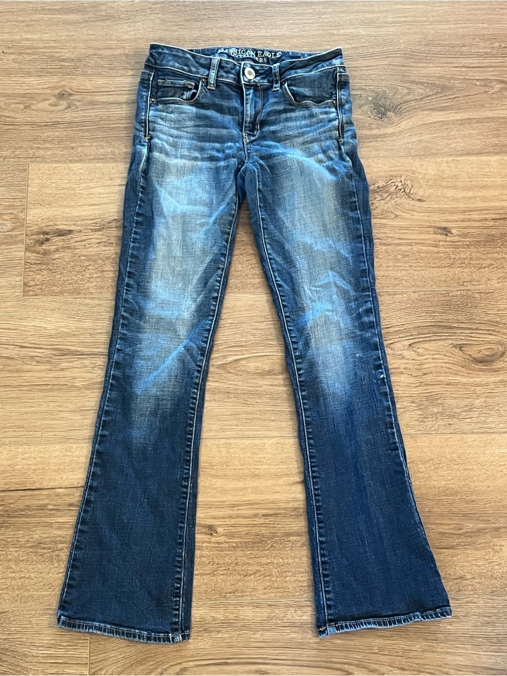 American Eagle Outfitters Dark Blue Flared Jeans